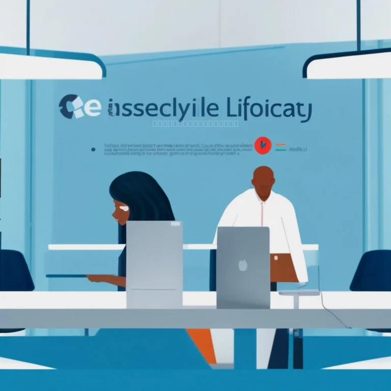 Individual completing an online cybersecurity course