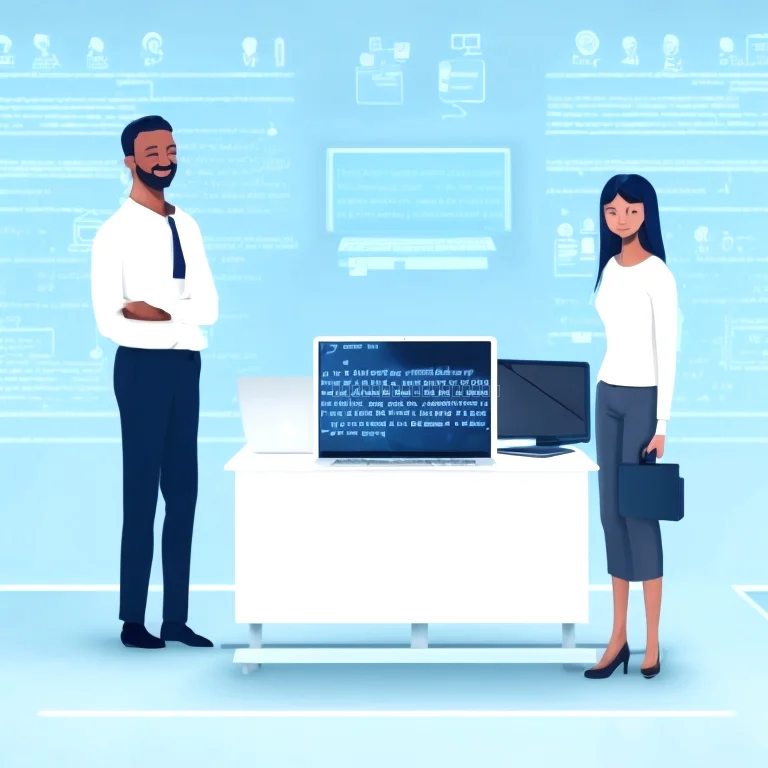 Instructor leading a cybersecurity workshop